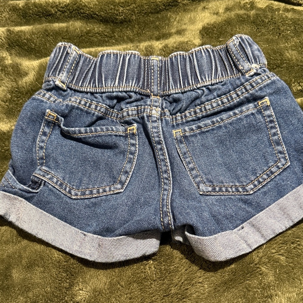 Wonder Nation Kids Blue Denim Shorts - Picture 3 of 3